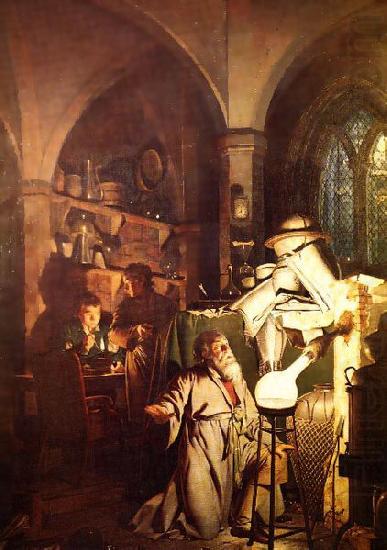 The Alchemist Discovering Phosphorus or The Alchemist in Search of the Philosophers Stone, Joseph wright of derby